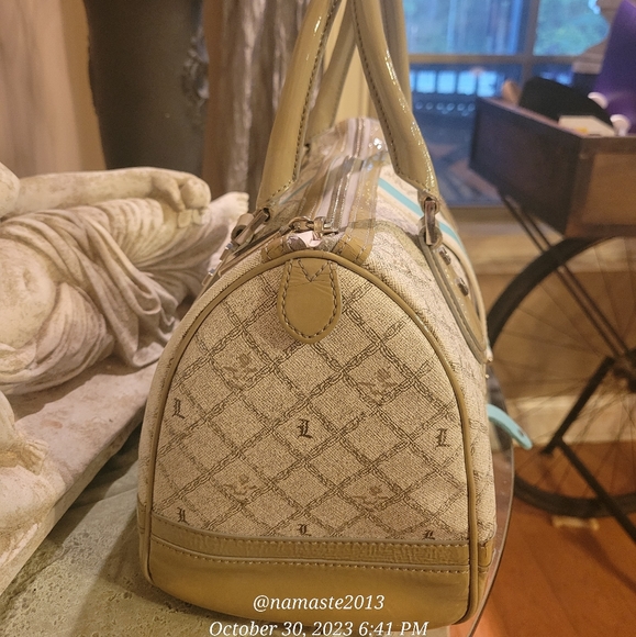 L.A.M.B. by Gwen Stefani Shadow Speedy Satchel Luxury Designer Handbag #610 - Picture 6 of 17